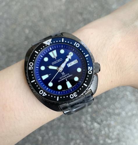 精工海洋限量潜水机械男士腕表