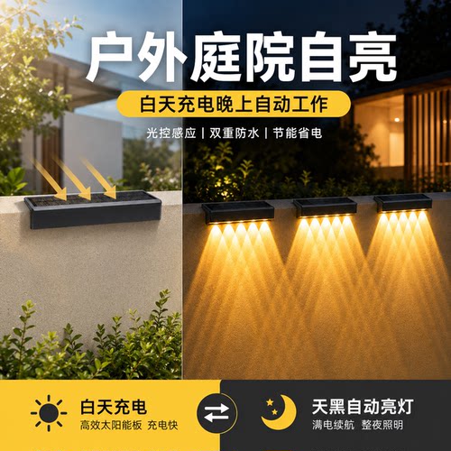 小院围墙暖光氛围更温馨款