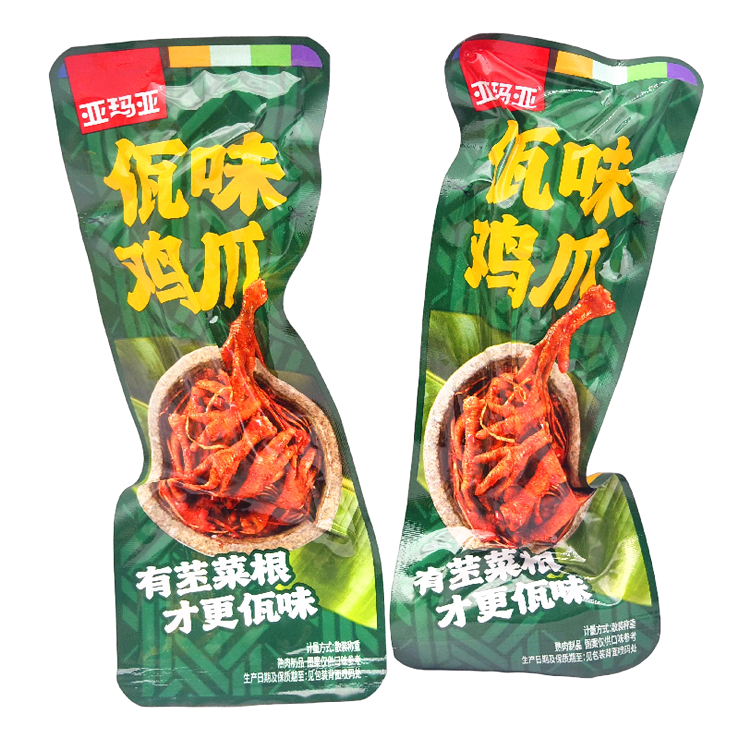 亚玛亚佤味鸡爪500g散装称重十足爽辣过瘾宿舍解馋休闲零食包邮