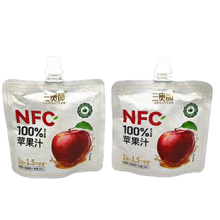 兰贵颜NFC100%苹果汁100ml*6袋原榨果汁山东烟台红富士苹果汁