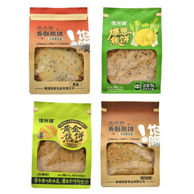 佳兴倍香酥爆葱黄金焦饼308g/袋