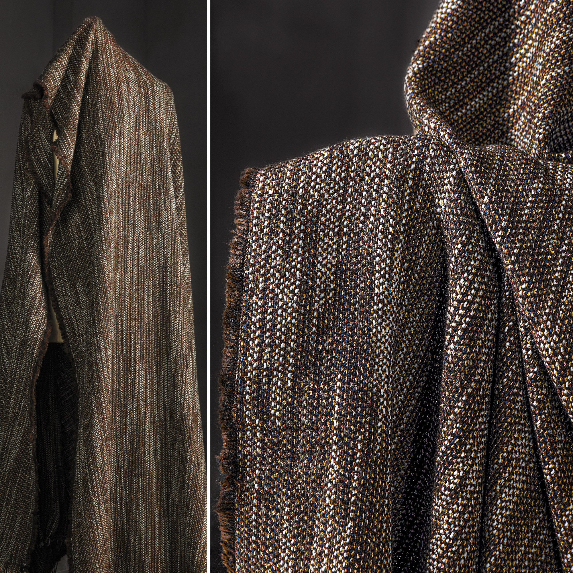 匠心粗花呢布夹克外套小香风面料