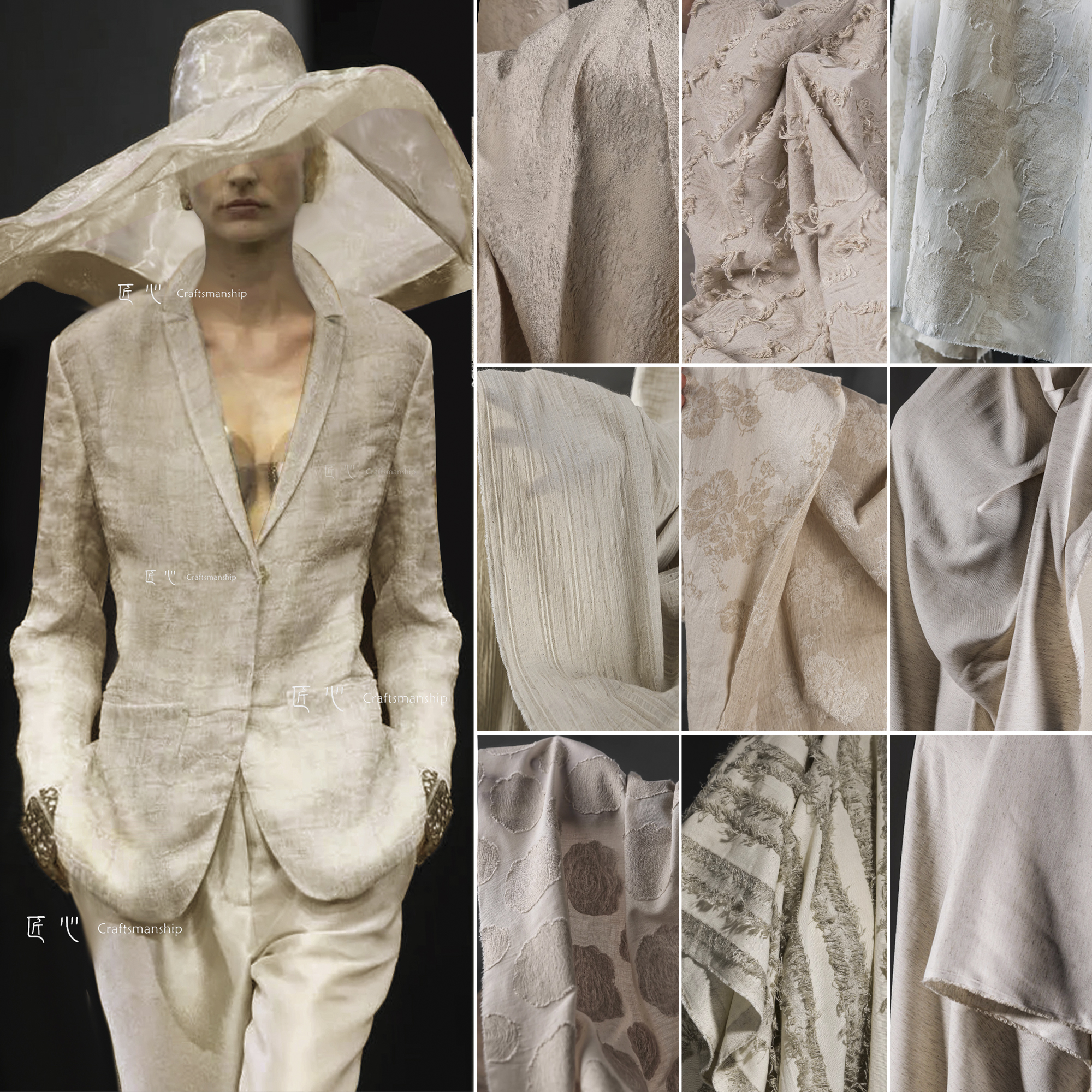 匠心棉麻服装设计师面料合集