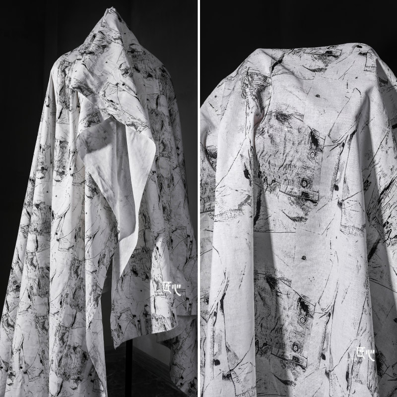 素描布料素材模板 素描布料图片下载 小麦优选