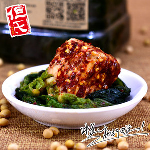 四川什邡但氏传统白菜豆腐乳散装1000g手工制作霉豆腐麻辣红豆腐