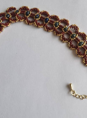 撞色独特轻奢复古宫廷风手链