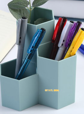 SEYATL办公文具按动盒装蓝色0.7mm子弹头不漏墨圆珠笔签字笔a187