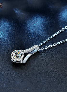 ECETOWIH新款纯银人字项链女1克