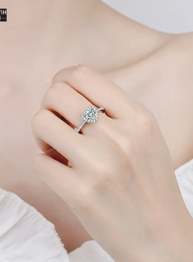 ECETOWIH纯银女pt950铂介子时尚