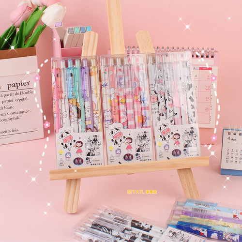 SEYATL卡通创意摩摩擦盒装中性笔