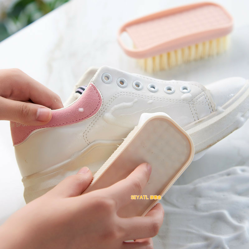 SEYATL日用百货塑料软毛洗衣刷家务清洁刷彩色洗鞋刷子钢丝球/钢