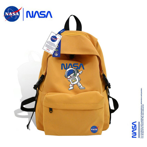 学院风男女通用双肩包印花大容量