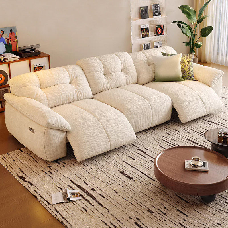 政府补贴电动沙发小户型客厅云朵多功能零靠墙翘脚雪尼尔布艺沙发,住宅家具,功能沙发,淘宝优惠券,粉丝福利购,淘宝优惠卷