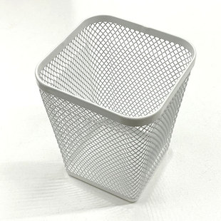 宜家笔筒德瑞约恩金属网眼储物盒学生文具盒桌面摆件小件收纳桶