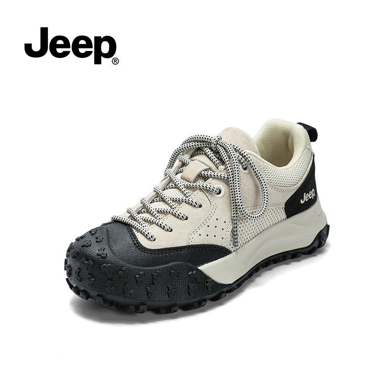 jeep徒步登山鞋女2026春新款户外耐磨运动鞋软底爬山鞋P661W13330