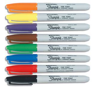 美国三福Sharpie 无尘记号笔 油性记号笔 30000系列 精细 速干