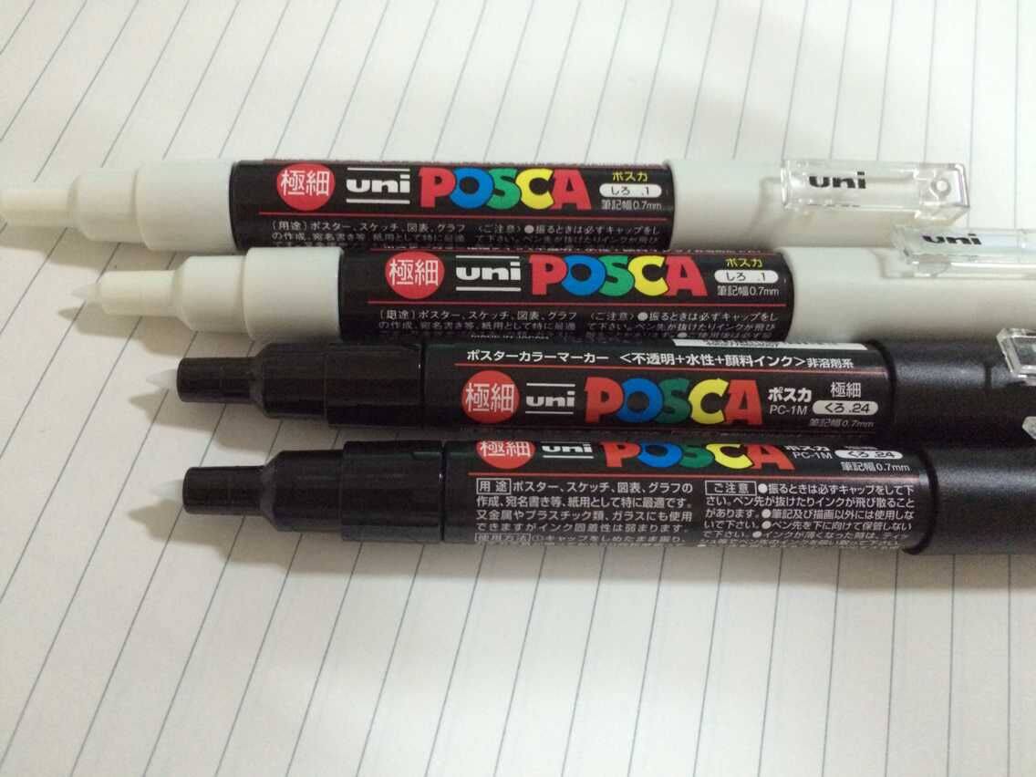 PC-1M水性广告笔 POSCA广告笔三菱水性油漆笔
