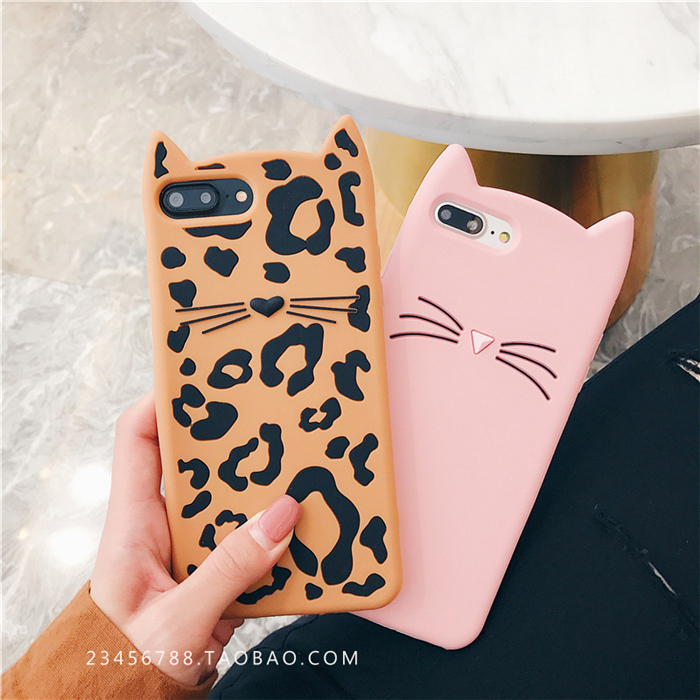 ±ªÎÆÇÎÆ¤Ã¨ß䯻¹û8plusÊÖ»ú¿Çiphone6/7pº«¹úÈ«°ü¹è½ºÈí¿Ç6SÅ®¿îX