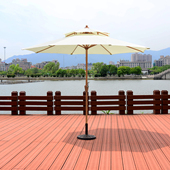 遮阳伞庭院户外伞中柱伞阳台太阳伞室外花园沙滩伞岗亭防晒雨伞