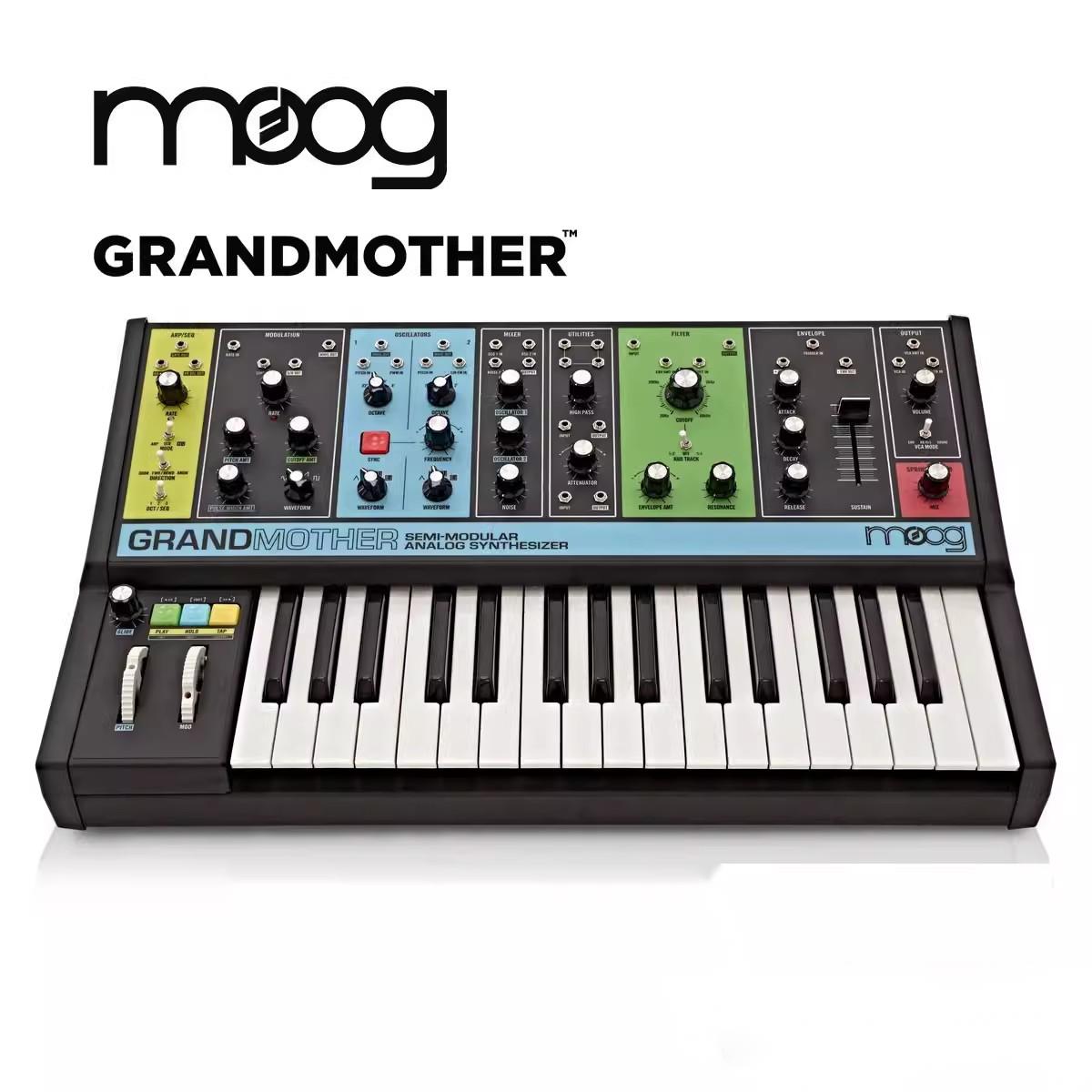 Moog/穆格 Grandmother 32键半模块化模拟合成器 Gra