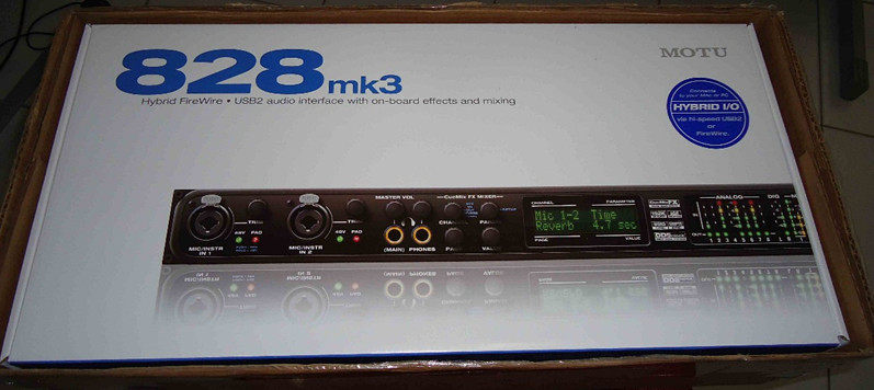 MOTU 马头 828MK3 828MKIII Hybrid 火线/USB音频接口 多通道声