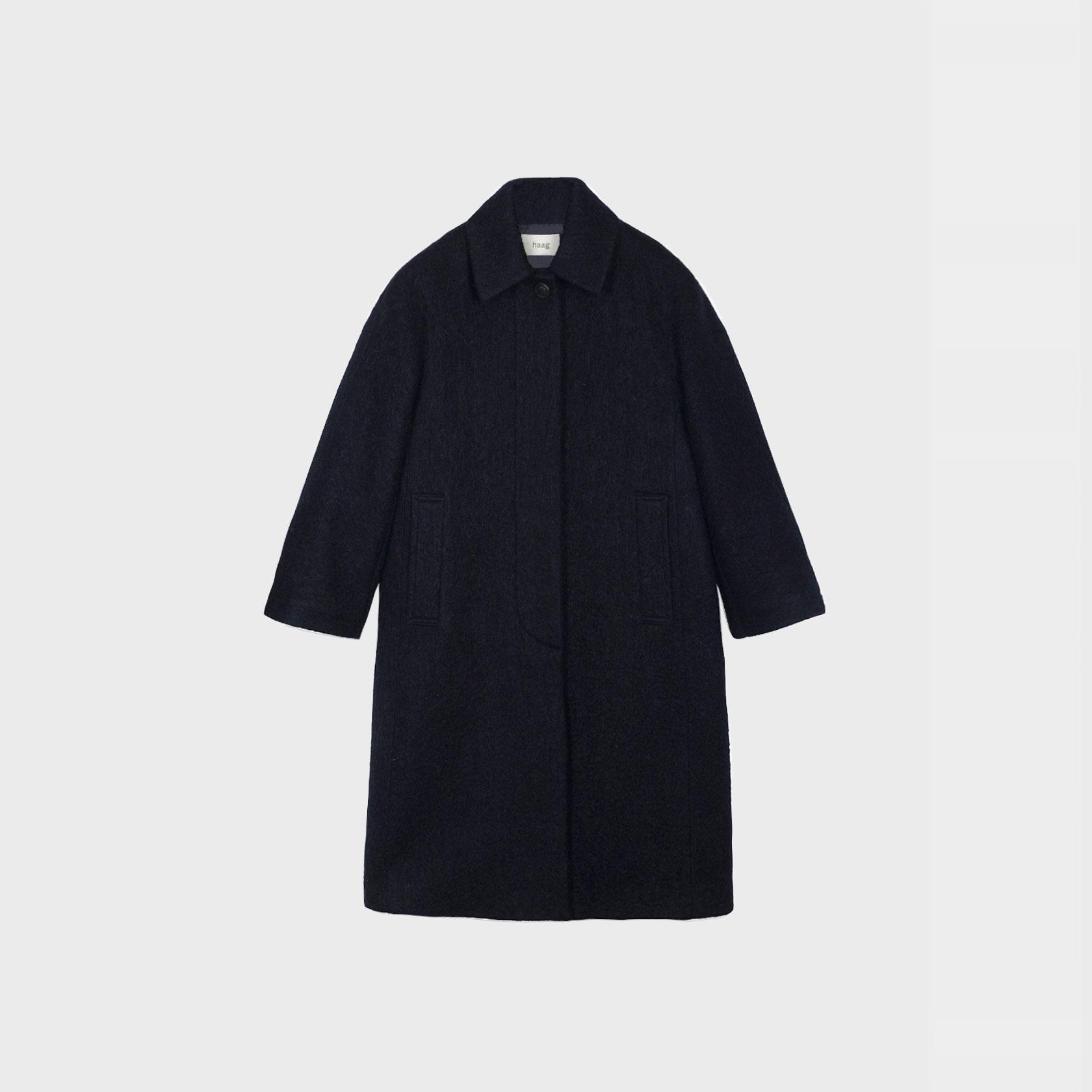 双面羊绒大衣中长款小个子