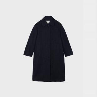 【haag直营】24冬季羊驼毛大衣an alpaca single coat