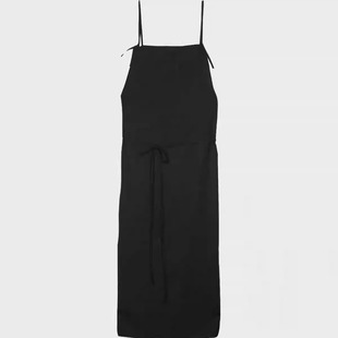 strap wrap 休闲束身束腰裹身吊带露背连衣裙a dress haag直营