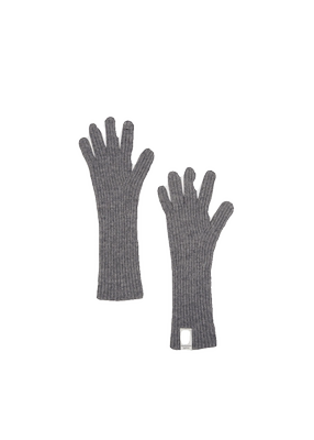 haag男女羊驼毛柔软加长分指手套