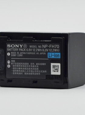 索尼 原装电池 NP-FH70 XR520E XR500E XR100E CX100E 原装大容量