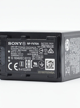 索尼 原装 NP FV70A AX700 AX100E AX40/60/45 cx900e 摄像机电池