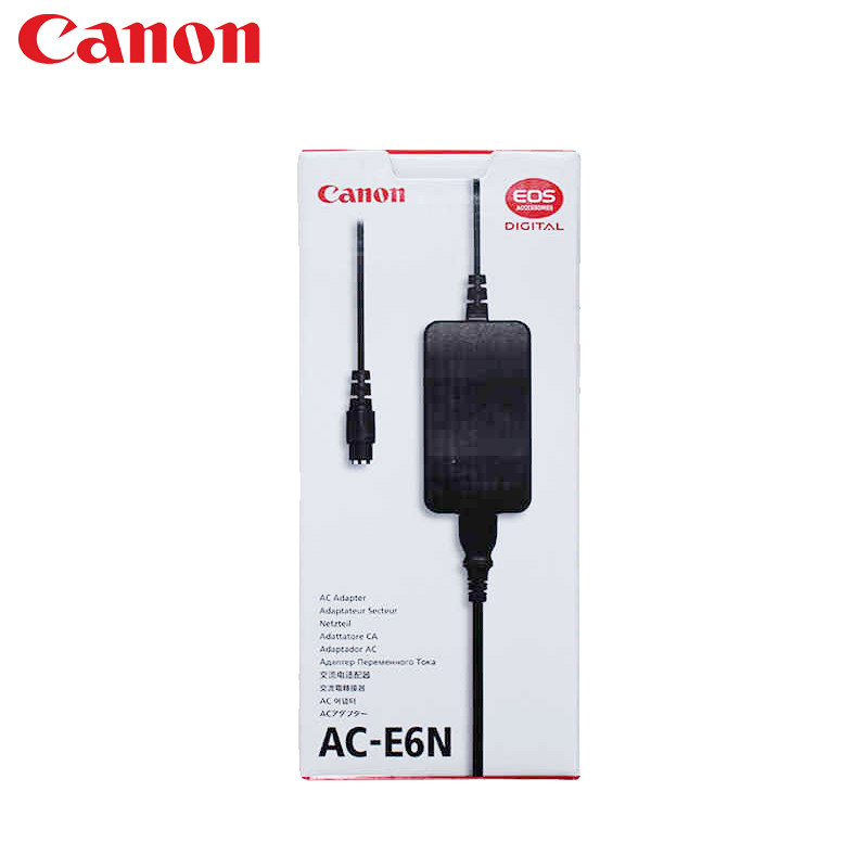 佳能 原装 AC-E6N 5D3 5D4 5DS 6D2 7D2 77D 80D 750D EOS R R5 R6 R6II R7 R8 R10 R50 RP变压器 适配器