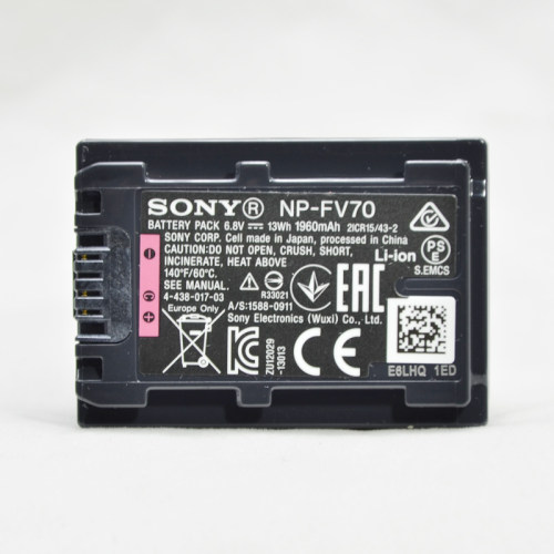 索尼np-fv70原装电池FV70A摄像机
