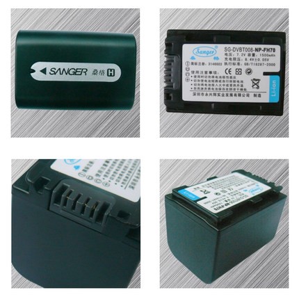 桑格 HDR-XR100E电池 摄像机 HDR-XR520E 500E FH70 电池