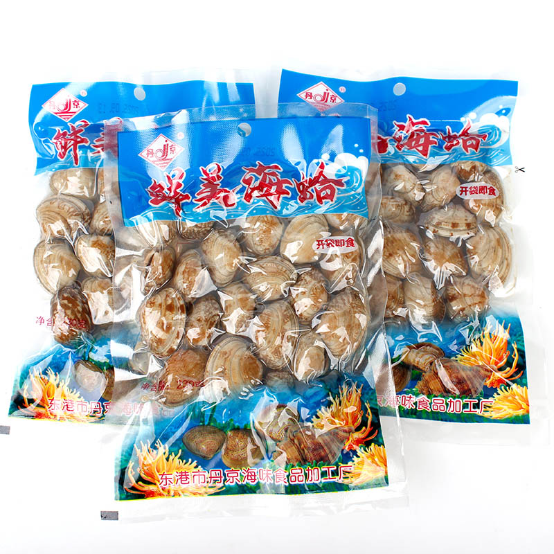 丹东丹京白蚬子230g鲜美海味原汁花甲花蛤即食海鲜沙蚬子海蛤蜊