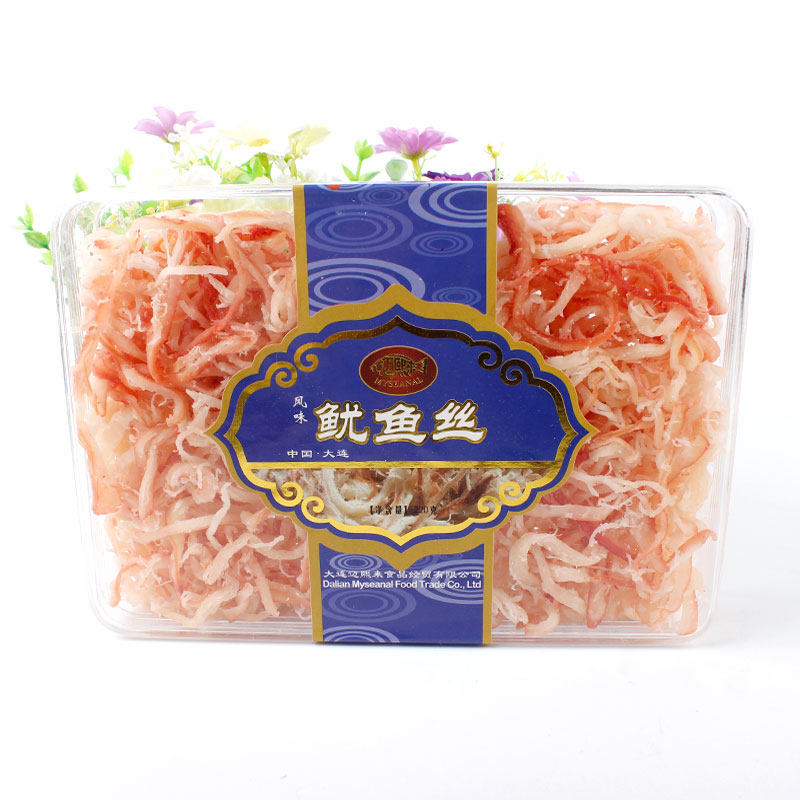 迈熙来烤鱿鱼丝220g即食海鲜零食手撕鱿鱼条海味小吃大连特产礼盒