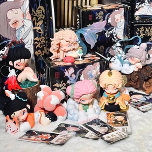 DODONAMI三代浮游山海盲盒手办可爱桌面摆件潮玩末日乐园生日礼物