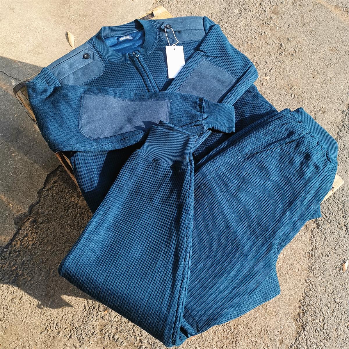 正品天空蓝绒衣绒裤套装冬季加厚保暖内衣裤拉链绒衣裤飞行保暖衣