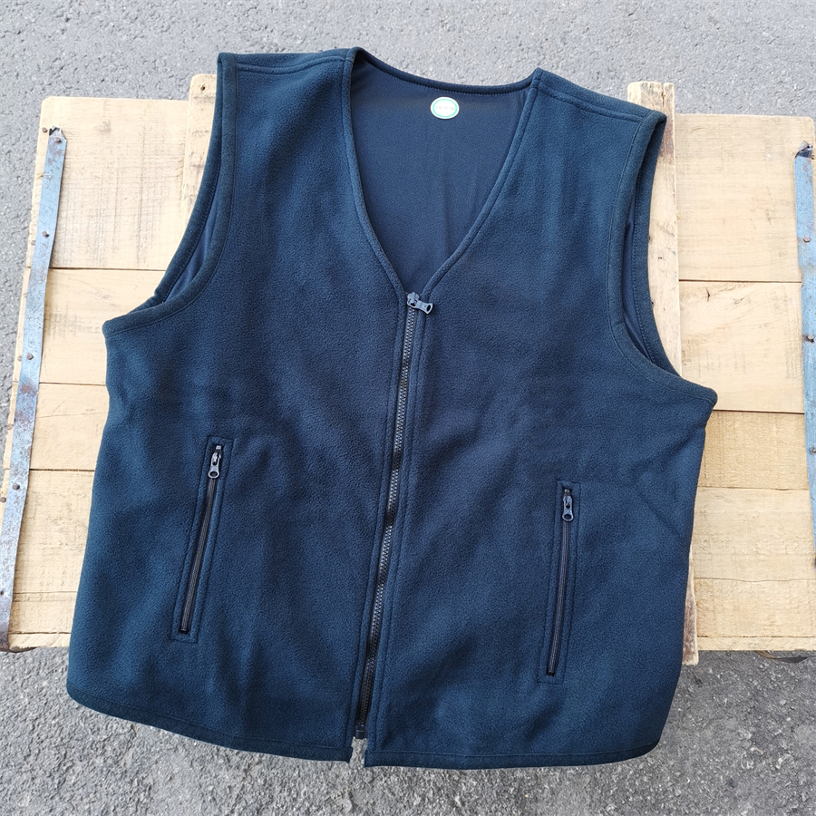 绒背心冬季保暖开衫马甲