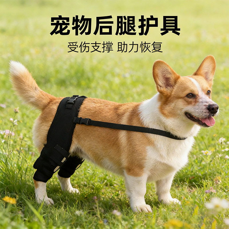 跨境宠物护腿 狗狗护腿护具 宠物关节保护套狗狗护腿护膝护肘腿套