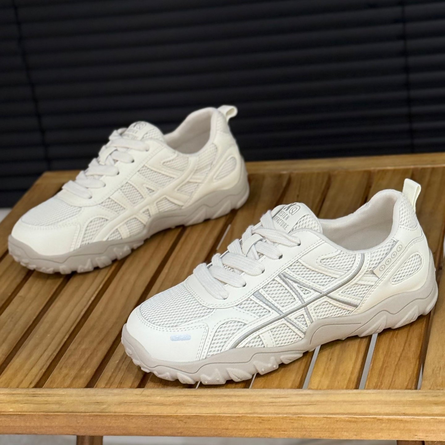 网面透气平底德训鞋女2026春季新款爆款增高阿甘鞋时尚运动休闲鞋,女鞋,时尚休闲鞋,淘宝优惠券,粉丝福利购,淘宝优惠卷