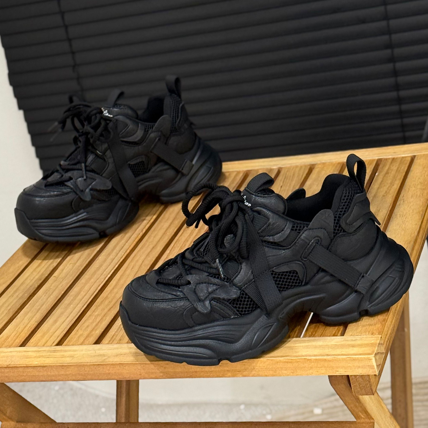 显脚小厚底老爹鞋时尚运动休闲鞋