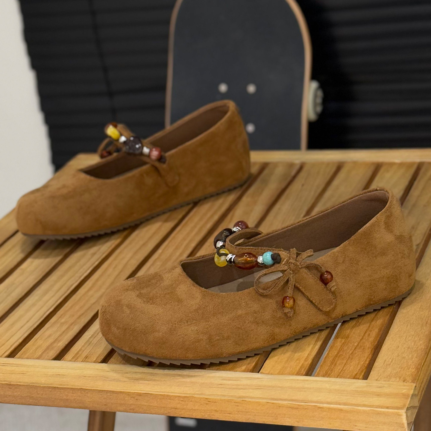 韩版圆头奶奶鞋平底单鞋女2025年新款绒面舒适浅口魔术贴玛丽珍鞋,女鞋,玛丽珍鞋,淘宝优惠券,粉丝福利购,淘宝优惠卷