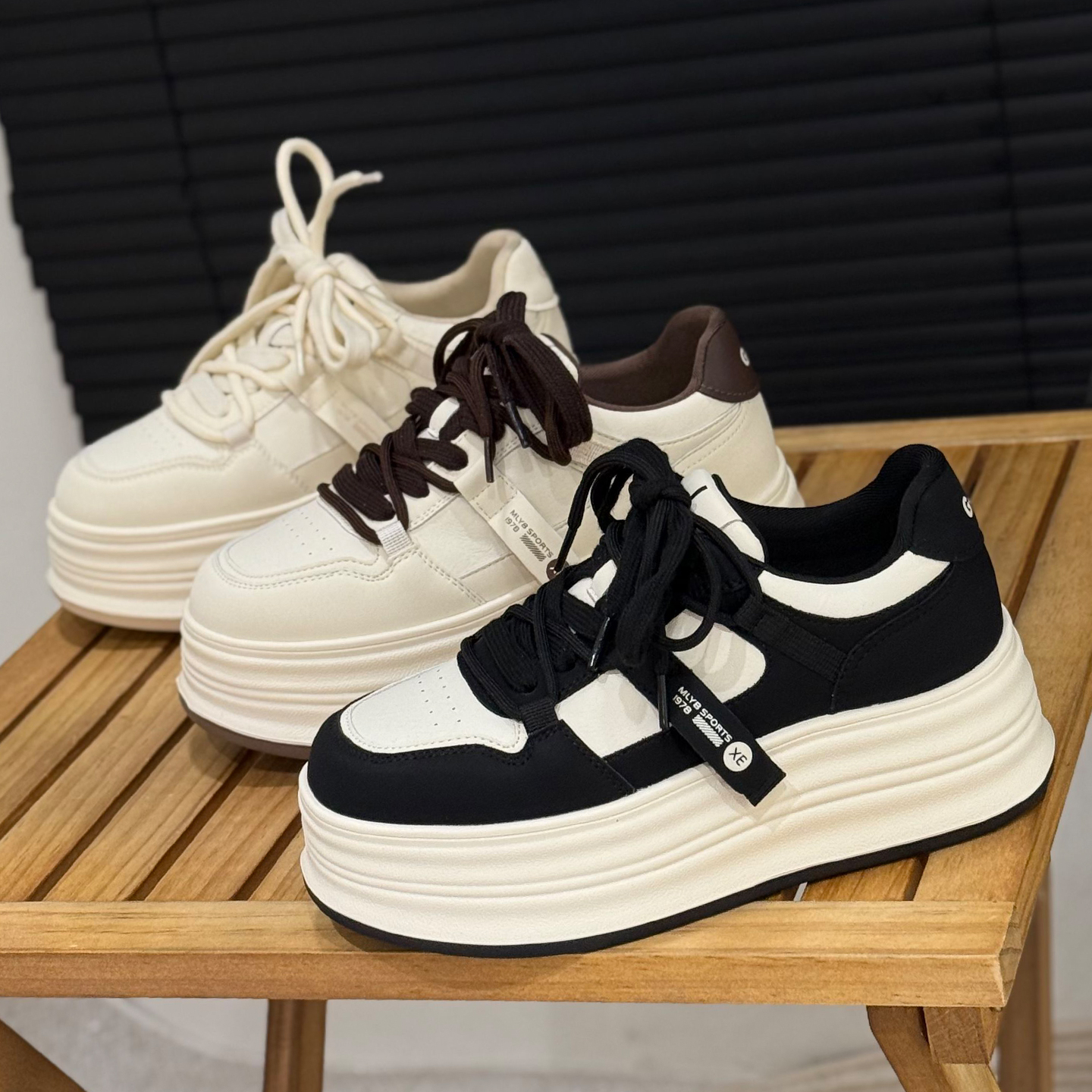 6cm增高厚底小白鞋女运动休闲鞋