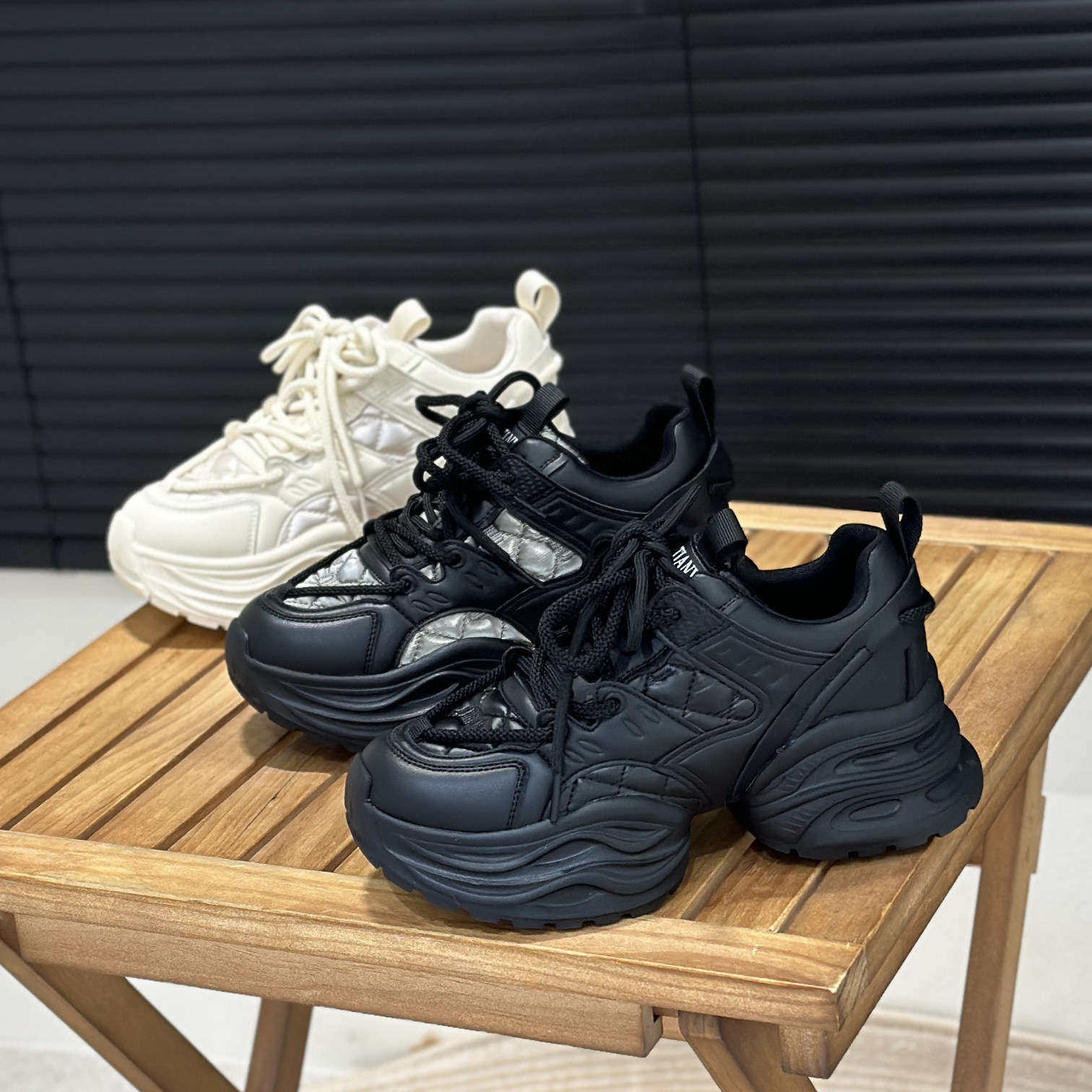 增高6cm显瘦轻便运动老爹鞋女