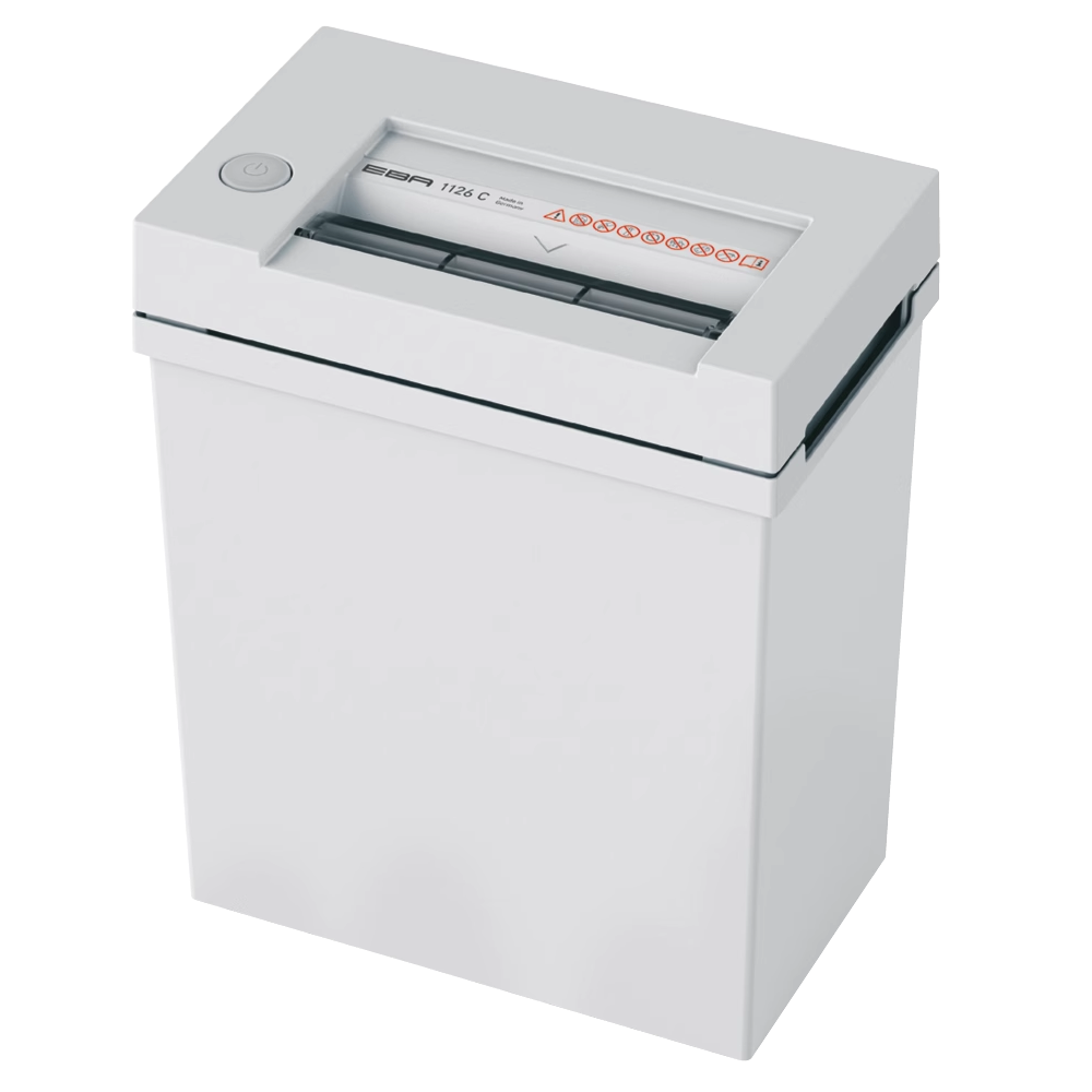 EBA易保密1126C白色小型桌面式个人办公粉碎机德国进口碎纸机