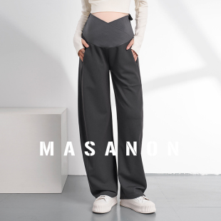 春秋款 宽松垂感香蕉裤 外穿低腰直筒裤 秋装 孕妇阔腿裤 2025新款 冬季