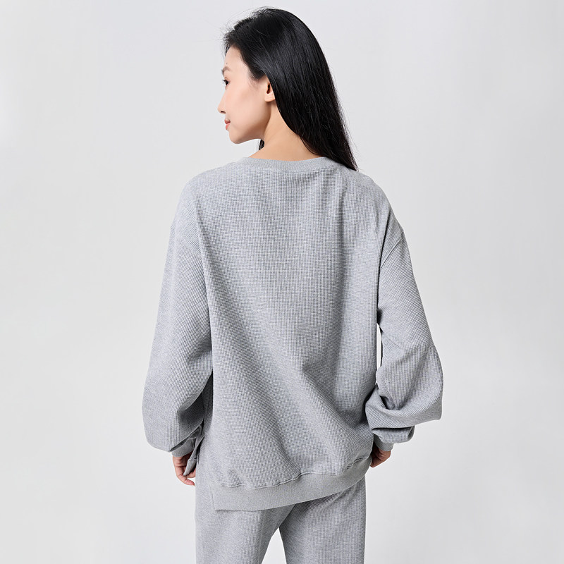 출산 착용 봄 가을 여성용 긴팔 풀오버 스웨트 셔츠 2022 새로운 스타일 플러스 벨벳 두꺼운 대형 루즈 한 아우터 탑 봄 착용