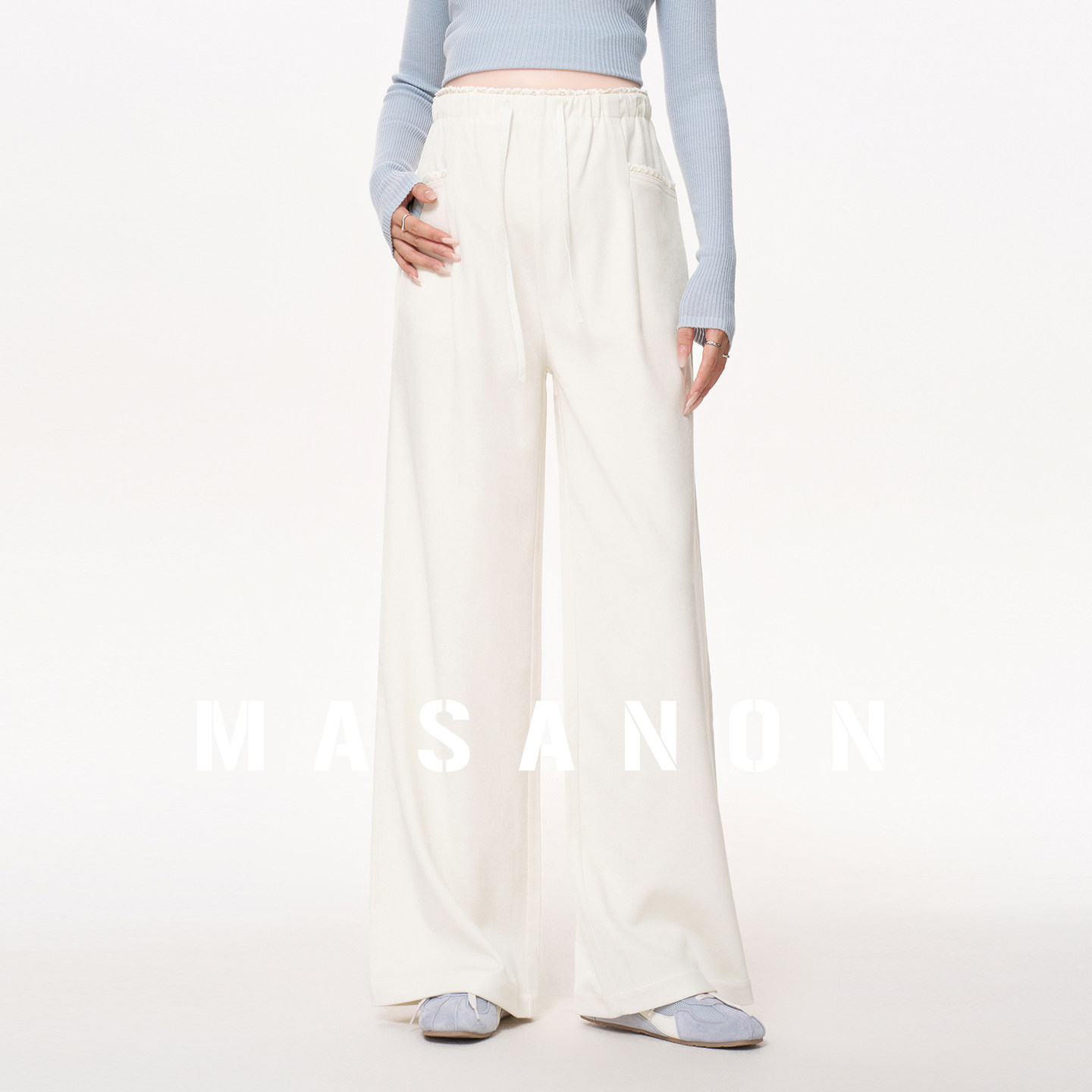 MASANON孕妇裤秋外穿花边加厚糯米裤秋冬装孕期不勒肚子阔腿长裤,孕妇装/孕产妇用品/营养,孕妇打底裤,淘宝优惠券,粉丝福利购,淘宝优惠卷