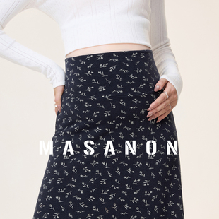 孕妇半身裙秋装 小个子孕期碎花半裙下半身无托腹裙子秋冬 2025新款